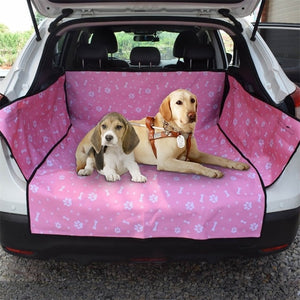 Dog Car Seat Cover  Waterproof Pet Dog Travel Mat Mesh Dog Carrier Car Hammock Cushion Protector With Zipper and Pocket