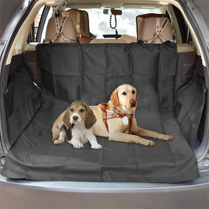 Dog Car Seat Cover  Waterproof Pet Dog Travel Mat Mesh Dog Carrier Car Hammock Cushion Protector With Zipper and Pocket