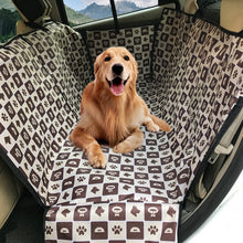 Load image into Gallery viewer, Dog Car Seat Cover  Waterproof Pet Dog Travel Mat Mesh Dog Carrier Car Hammock Cushion Protector With Zipper and Pocket